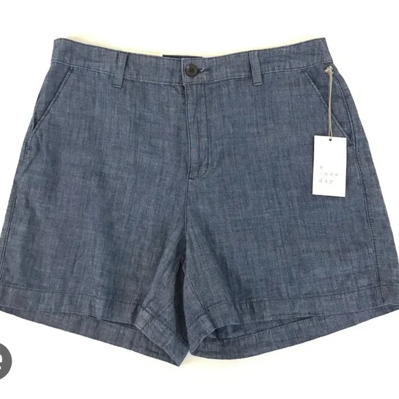 New Chambray plus size shorts - Picture 8 of 8
